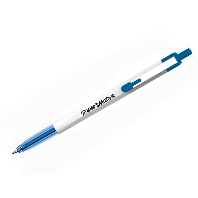 3026981042805-Paper Mate 046 - Stylo à bille - bleu - rétractable-P_400006994_1-0