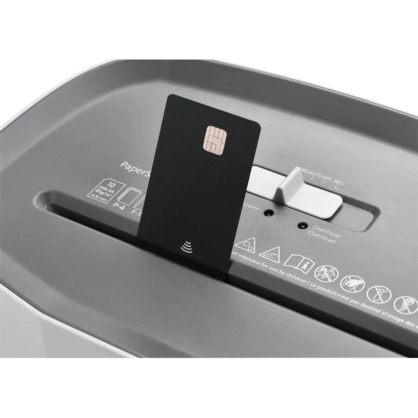 4009729074220-Dahle PaperSAFE 140 - destructeur de documents coupe croisée - 10 feuilles - Corbeille 12 litres--4