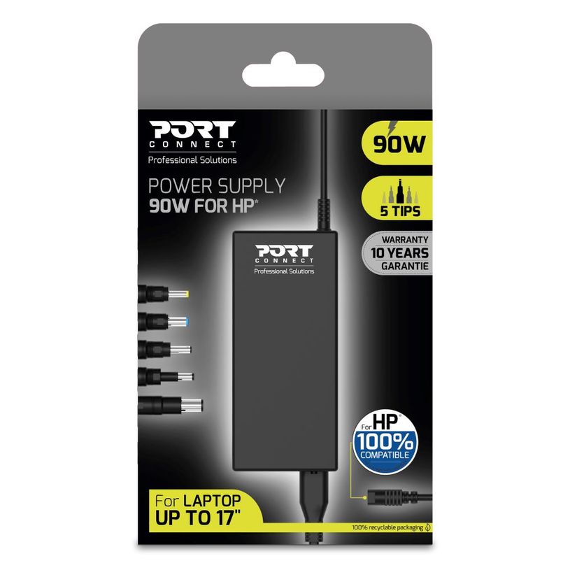 3567042029248-PORT Connect - câble d'alimentation secteur compatible avec PC HP--1