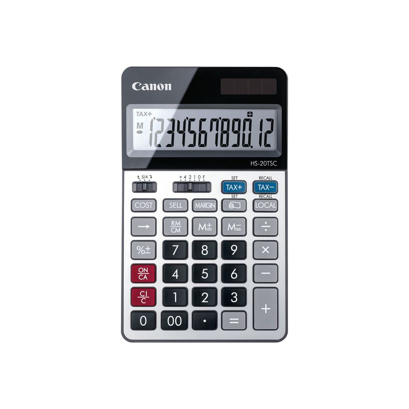 4549292104646-Calculatrice de bureau Canon HS-20TSC - 12 chiffres - alimentation batterie et solaire-P_400007023_2-1