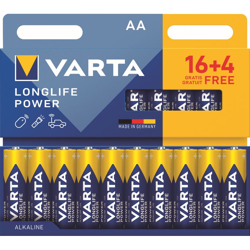 4008496067527-VARTA Longlife Power - 20 piles alcalines - AA LR06-P_400007034_2-0