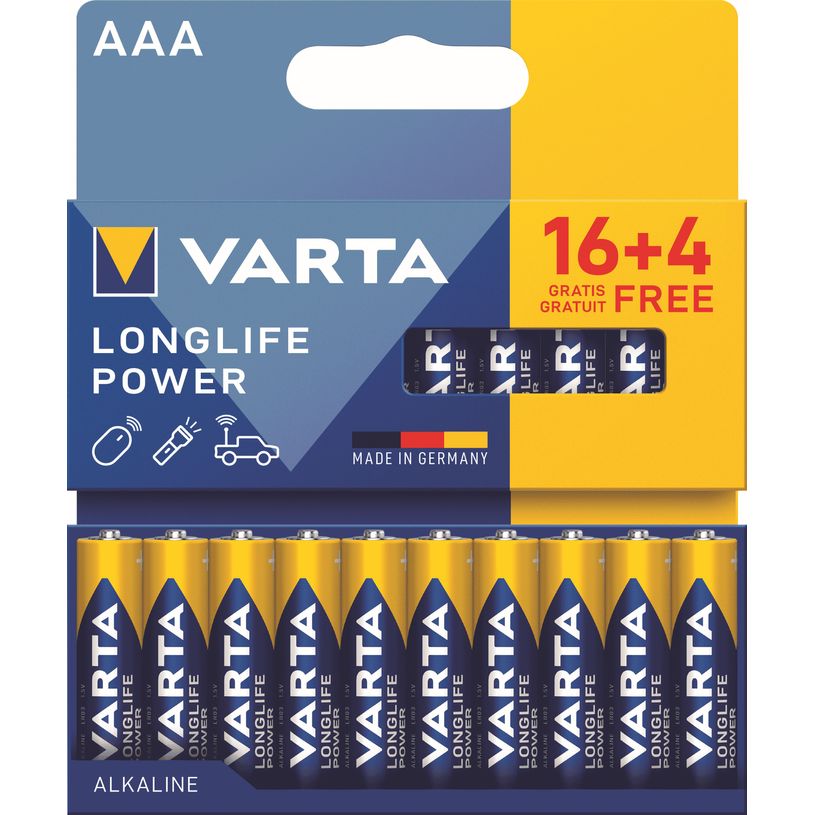 4008496067206-VARTA Longlife Power - 16+4 piles alcalines - AAA LR03-P_400007035_2-0