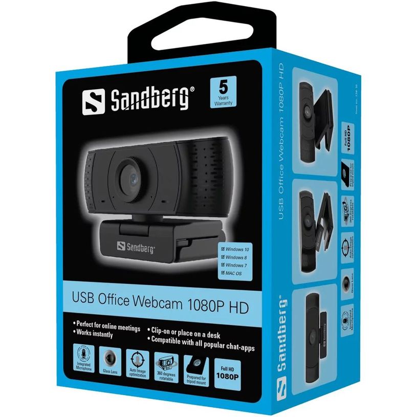 5705730134166-Sandberg USB Office  - Webcam HD 1080p-P_400007090_6-4