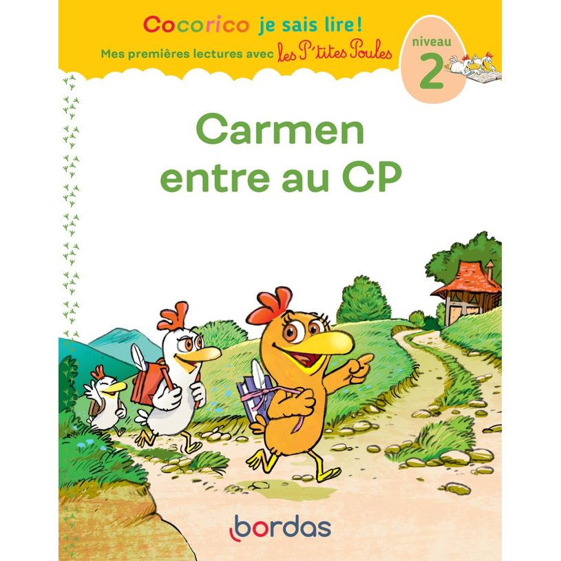 9782047358597-Carmen entre au CP - Cocorico je sais lire ! Mes premières lectures avec Les P'tites Poul-P_400007106_1-0