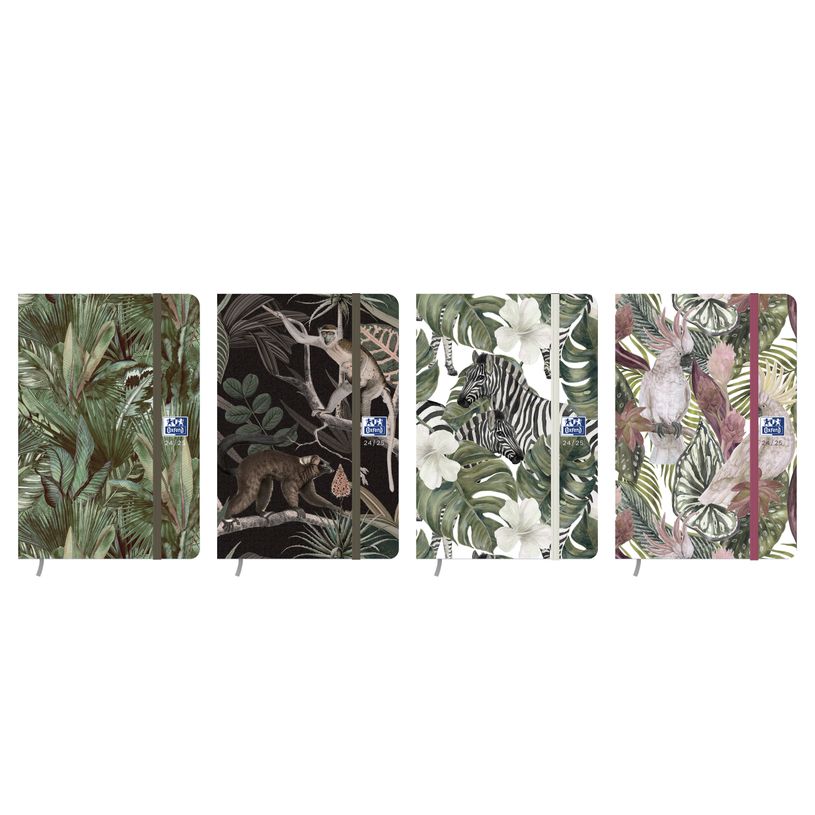 3147280194146-Agenda Oxford Jungle - 1 jour par page - 12 x 18 cm - différents modèles disponibles - H-P_400007221_2-0