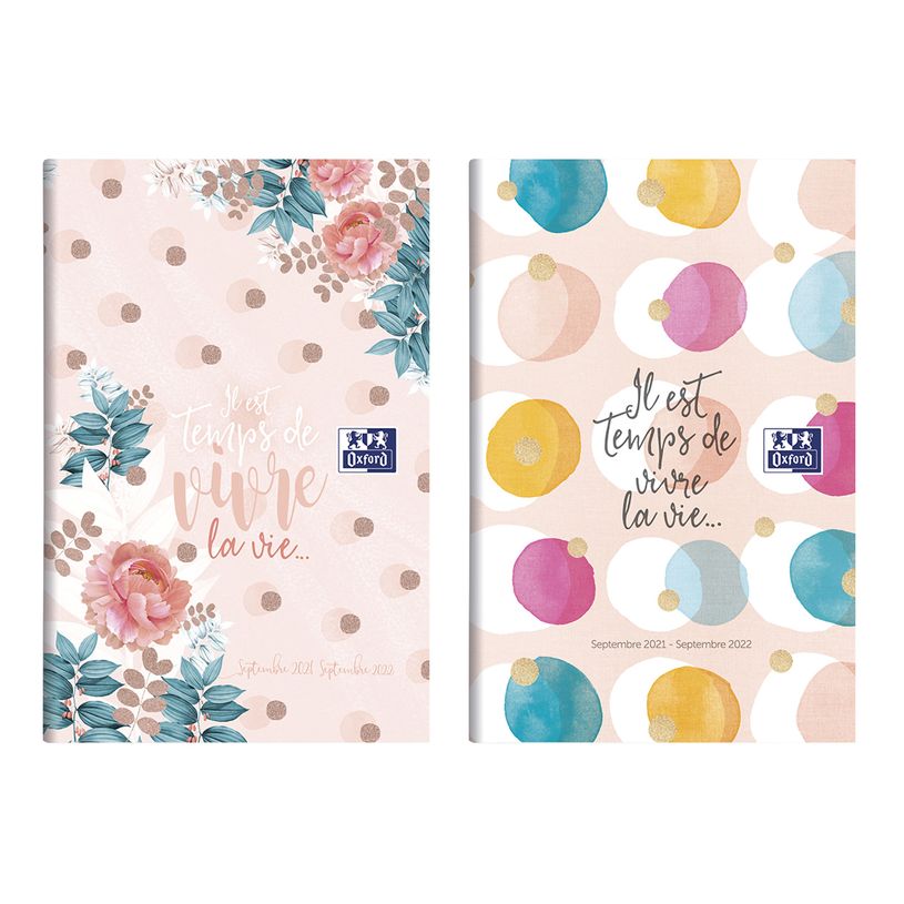 3147280205132-Agenda Oxford &Me - 2 jours par page - 7,4 x 11 cm - différents modèles disponibles - Ha-P_400007226_1-0