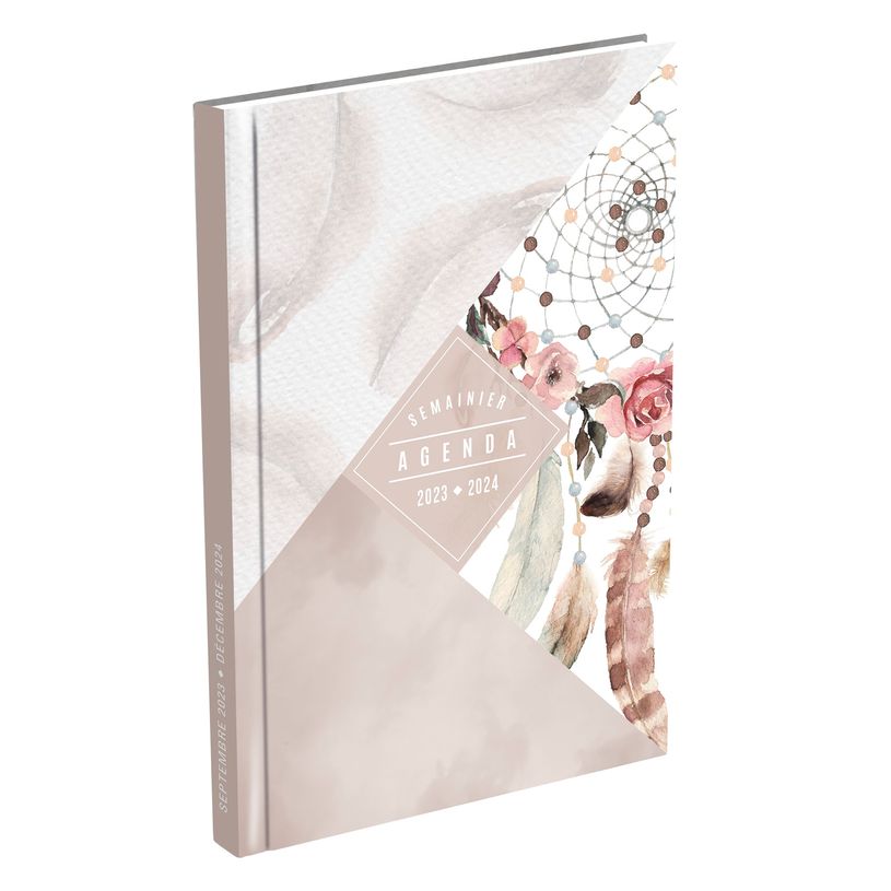 3147280194177-Agenda Lecas Bohème 16 mois - 1 semaine sur 2 pages - 16 x 24 cm - dreams-P_400007238_1-0