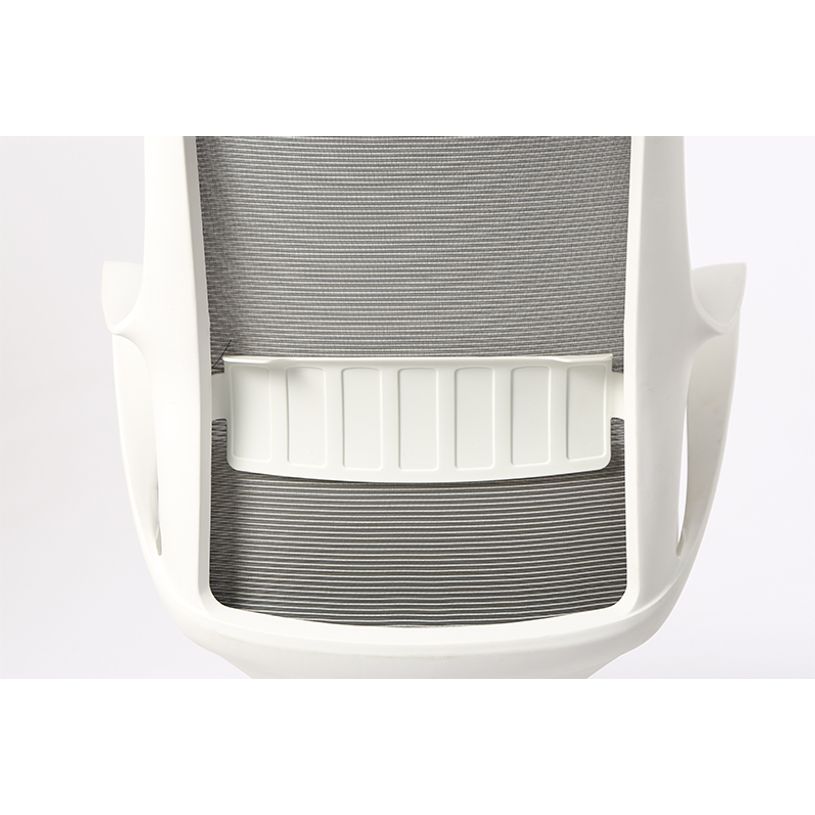 3701338800924-Fauteuil de bureau ergonomique ELVIRA - accoudoirs fixes - appuie-tête fixe - blanc -P_400007264_11-10