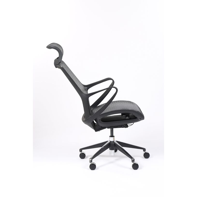 3701338801051-Fauteuil de bureau ergonomique ELVIRA - accoudoirs fixes - appuie-tête fixe - noir-P_400007265_4-3