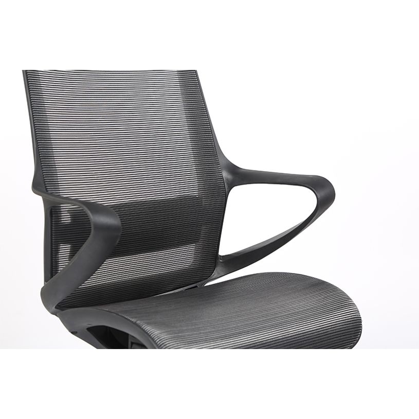 3701338801051-Fauteuil de bureau ergonomique ELVIRA - accoudoirs fixes - appuie-tête fixe - noir-P_400007265_8-7