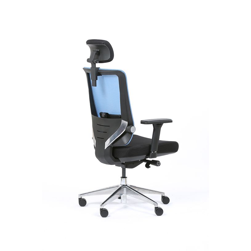 3701338801082-Fauteuil de bureau ergonomique SYNEC - accoudoirs réglables - appuie-tête réglable - no-P_400007266_4-3
