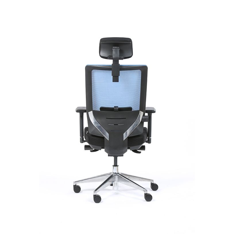 3701338801082-Fauteuil de bureau ergonomique SYNEC - accoudoirs réglables - appuie-tête réglable - no-P_400007266_5-4