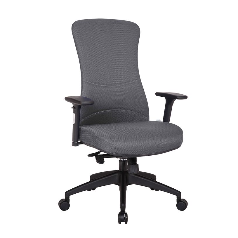 3701338800900-Fauteuil de bureau SOMERSET - accoudoirs réglables - gris-P_400007269_2-1