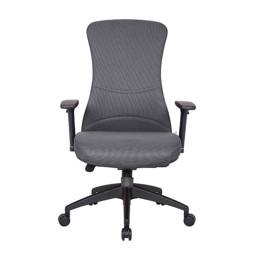 3701338800900-Fauteuil de bureau SOMERSET - accoudoirs réglables - gris-P_400007269_3-2