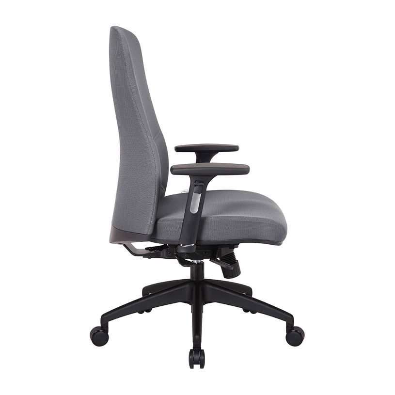3701338800900-Fauteuil de bureau SOMERSET - accoudoirs réglables - gris-P_400007269_4-3