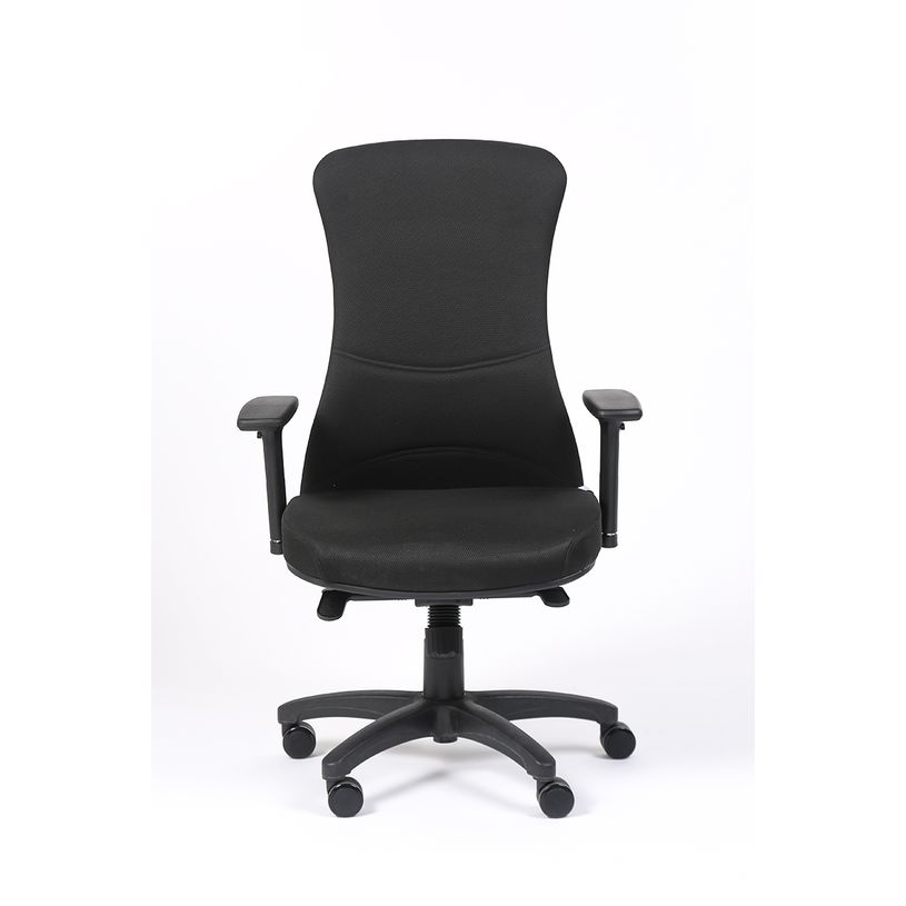 3701338800870-Fauteuil de bureau SOMERSET - accoudoirs réglables - noir-P_400007270_2-1