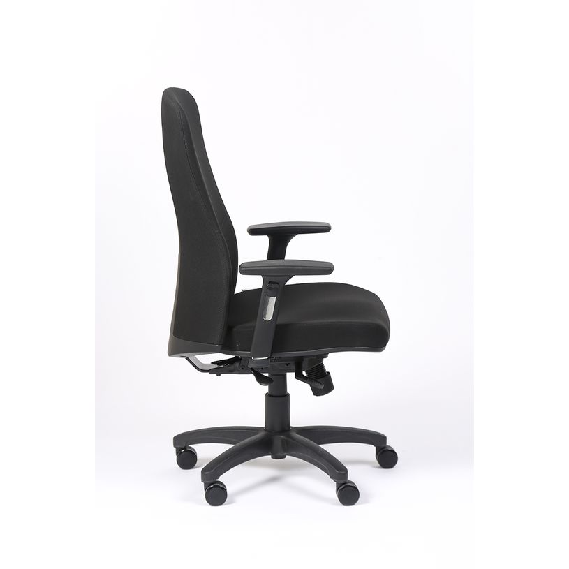 3701338800870-Fauteuil de bureau SOMERSET - accoudoirs réglables - noir-P_400007270_4-3