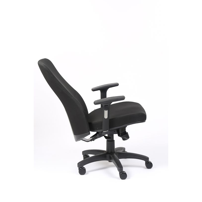 3701338800870-Fauteuil de bureau SOMERSET - accoudoirs réglables - noir-P_400007270_5-4