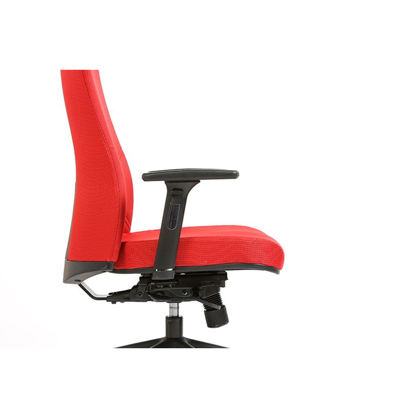 3701338800894-Fauteuil de bureau SOMERSET - accoudoirs réglables - rouge-P_400007271_10-9