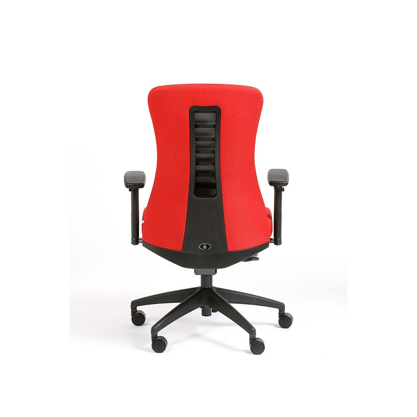 3701338800894-Fauteuil de bureau SOMERSET - accoudoirs réglables - rouge-P_400007271_6-5