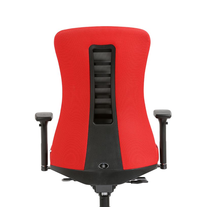 3701338800894-Fauteuil de bureau SOMERSET - accoudoirs réglables - rouge-P_400007271_7-6