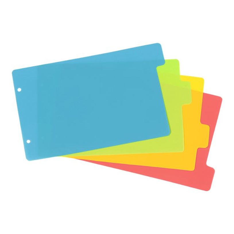 3135251607313-Viquel Happy Fluo - Intercalaire 4 positions - pour fiches Bristol 14,5 x 22,5 cm-P_400007517_5-4