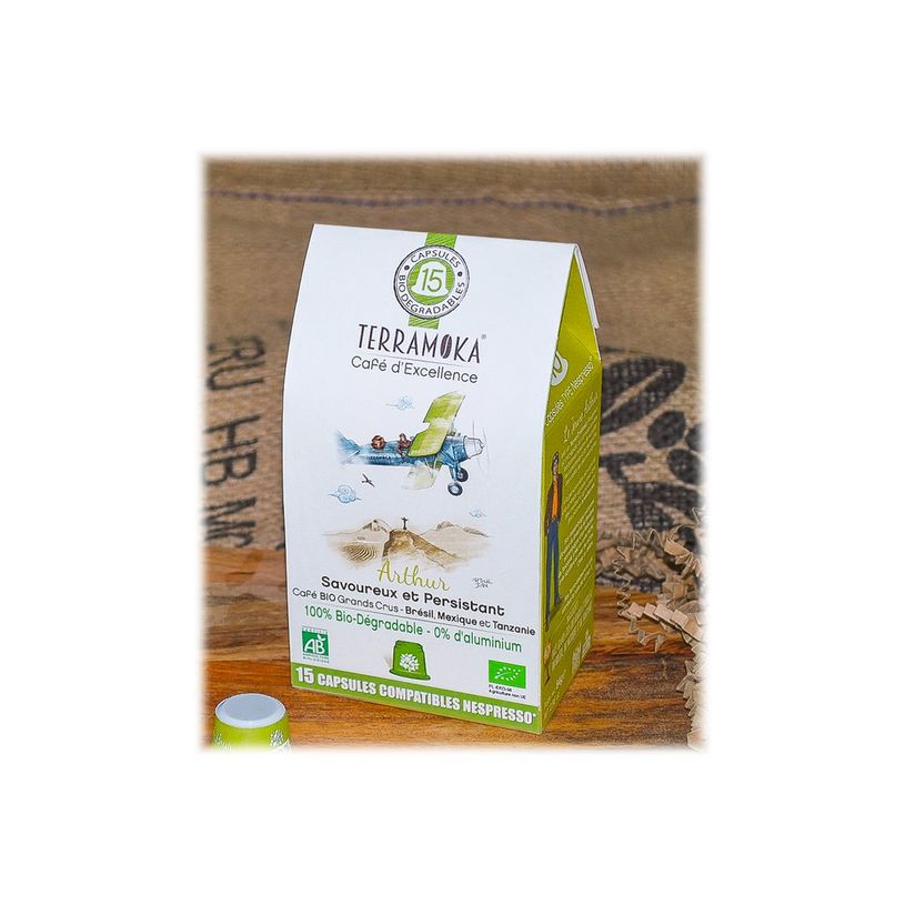 3760264900023-Terramoka Le jeune Arthur - 15 capsules de café type Nespresso - 80 % arabica, 20 % robus-P_400007542_8-7