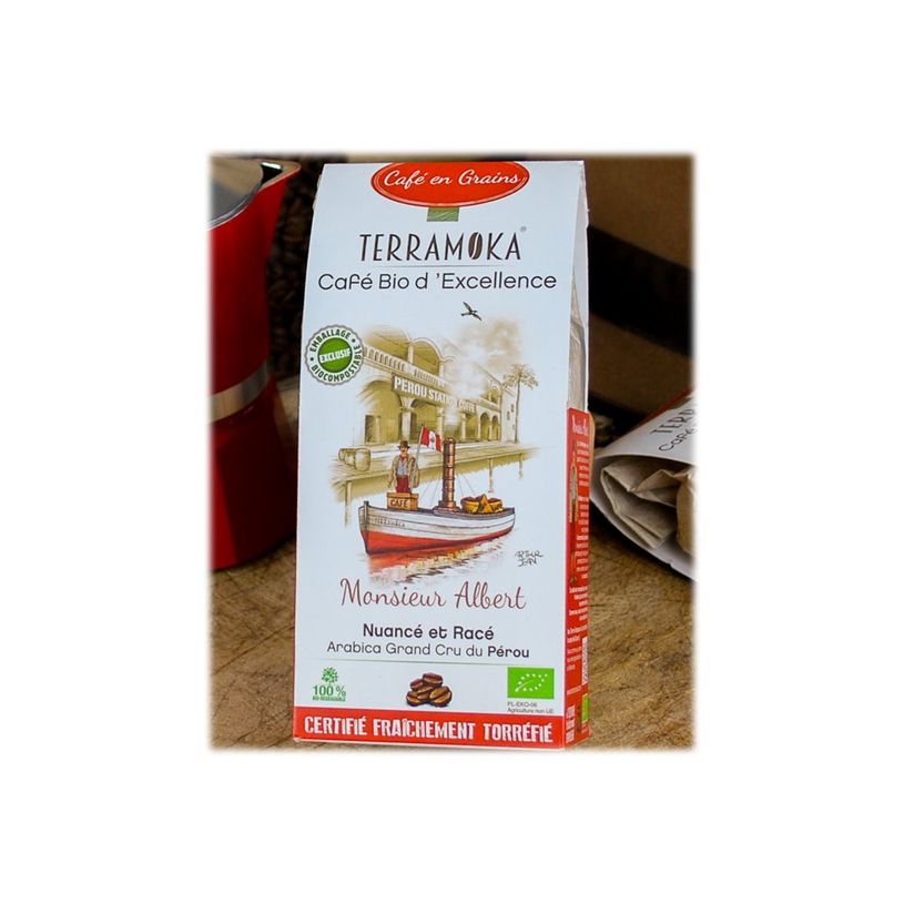 3760264900078-Terramoka Monsieur Albert - Grains de café bio - 200 gr-P_400007555_2-1