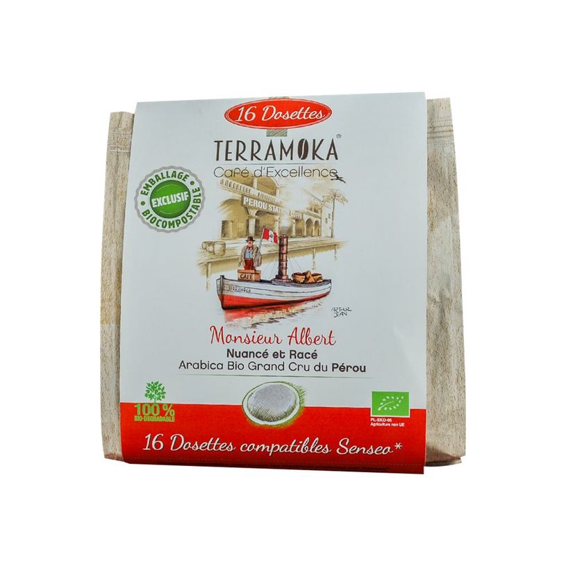 3760264901150-Terramoka Monsieur Albert - 16 dosettes de café type Senseo-P_400007562_2-1