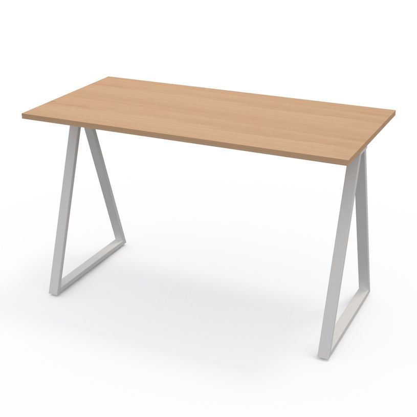 0000006695743-EasyHome - Bureau télétravail LV9 110 cm - hêtre - pieds blancs-P_400007622_2-1