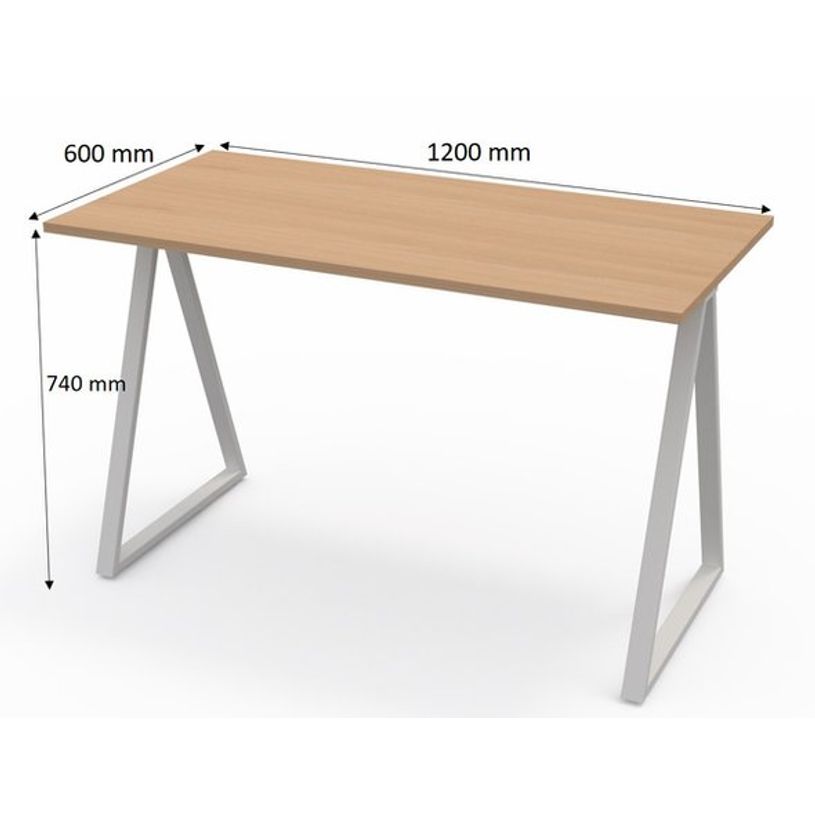 0000006695743-EasyHome - Bureau télétravail LV9 110 cm - hêtre - pieds blancs-P_400007622_3-2