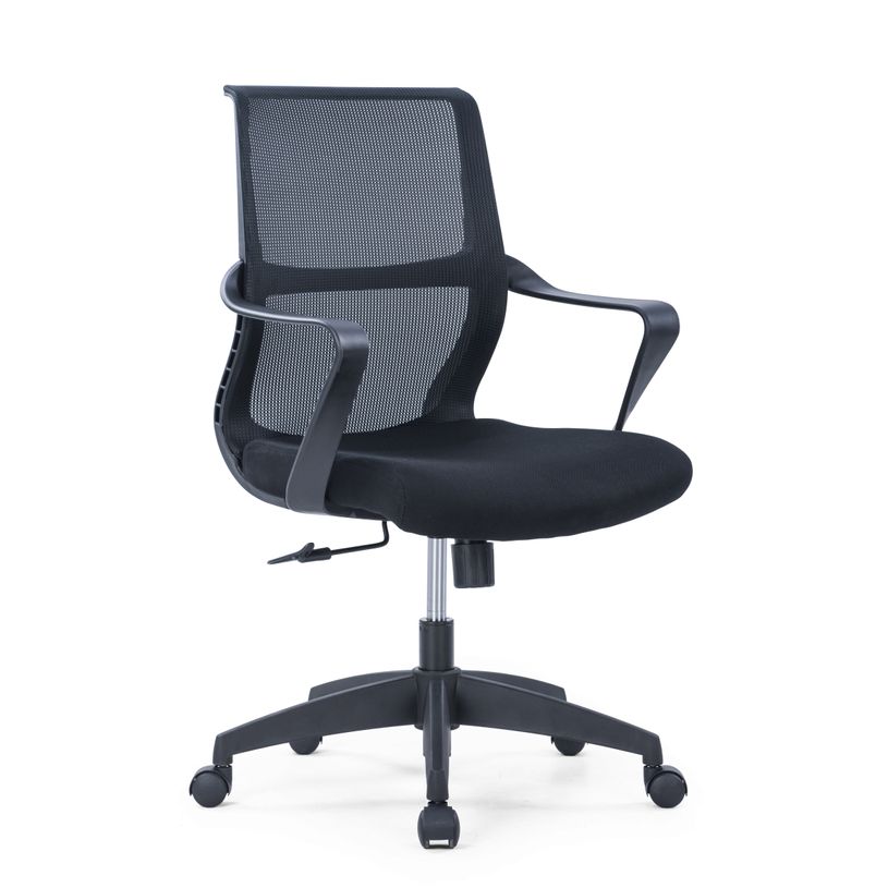 3700339917501-Fauteuil de bureau EDDY - accoudoirs fixes - noir-P_400007663_2-1