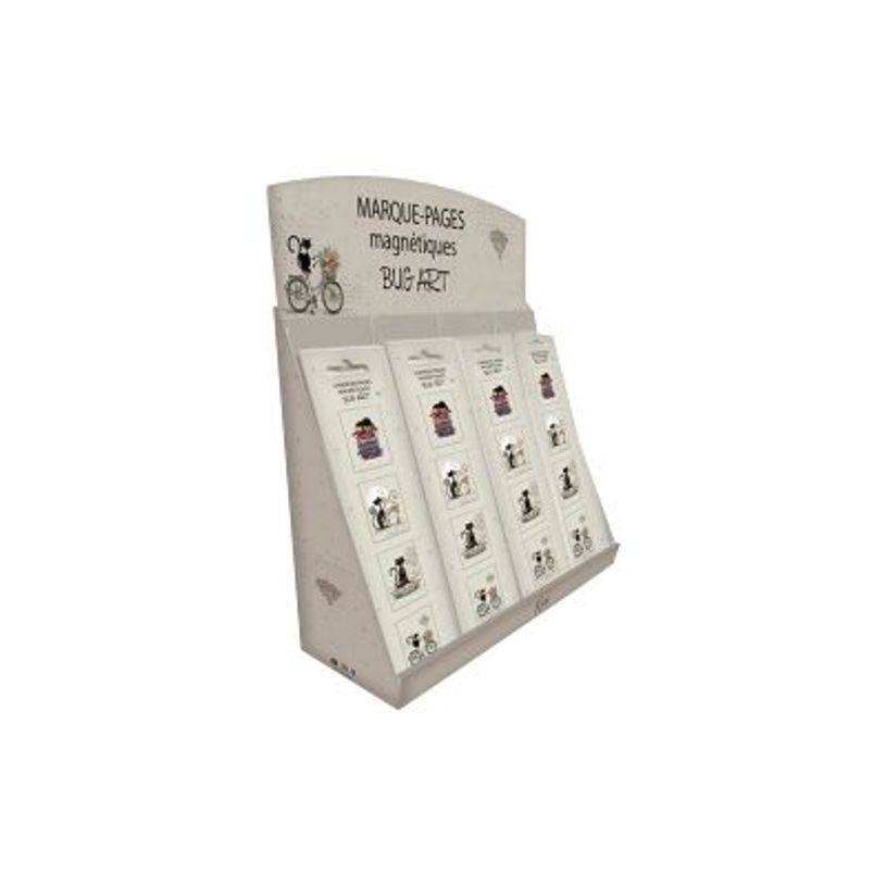 3700572750521-Kiub Bug Art - 4 Marque-pages magnétiques - chats-P_400007702_1-0