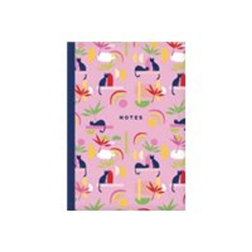 3700572750910-Kiub - Carnet de notes A6 - chats pop rose bonbon-P_400007712_1-0
