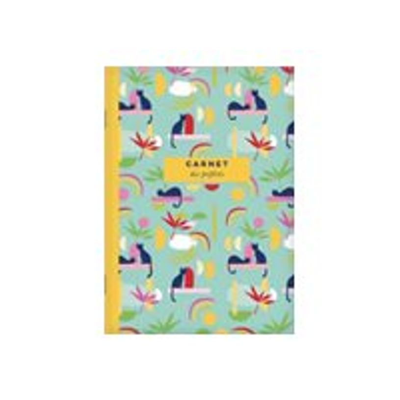 3700572750873-Kiub - Calendrier perpétuel A6 - chats pop bleu menthe-P_400007713_1-0