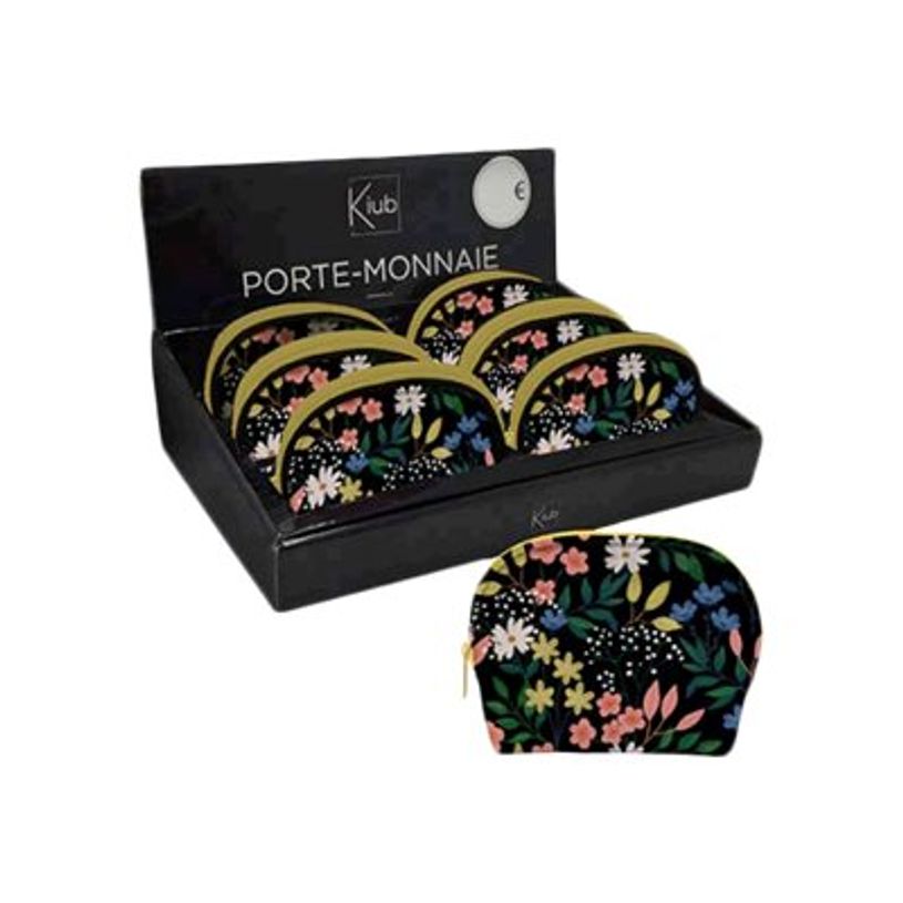 3700572751542-Kiub Jardin - Porte-monnaie arrondi - liberty noir-P_400007750_1-0