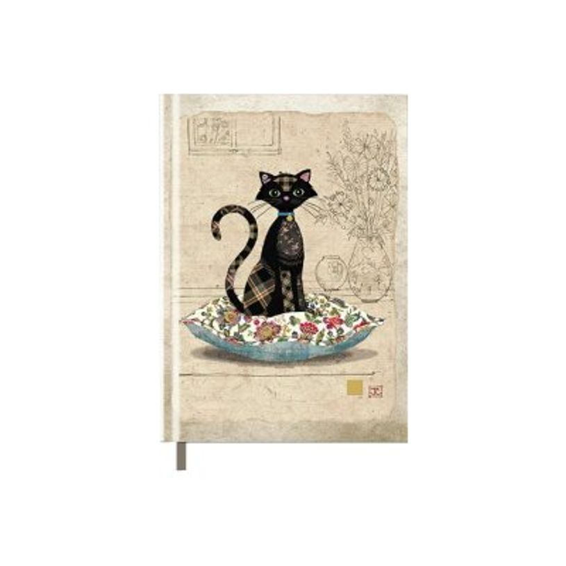3700572744629-Kiub Bug Art - Carnet de notes cousu A5 - ligné - Chat sur coussin-P_400007820_1-0