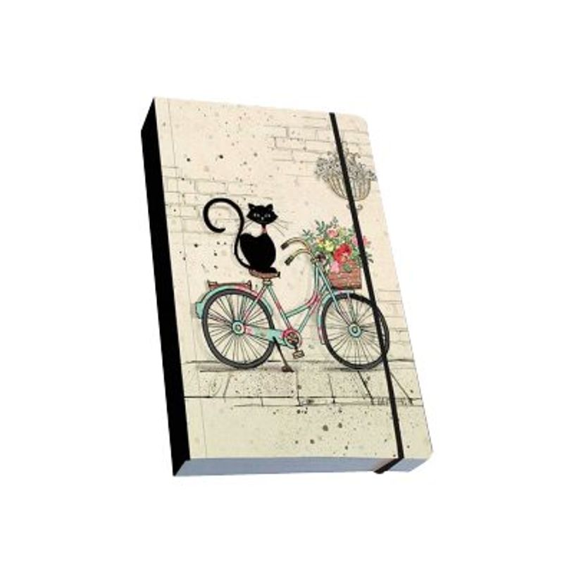 3700572744605-Kiub Bug Art - Carnet de notes A6 - ligné - Chat vélo-P_400007826_1-0