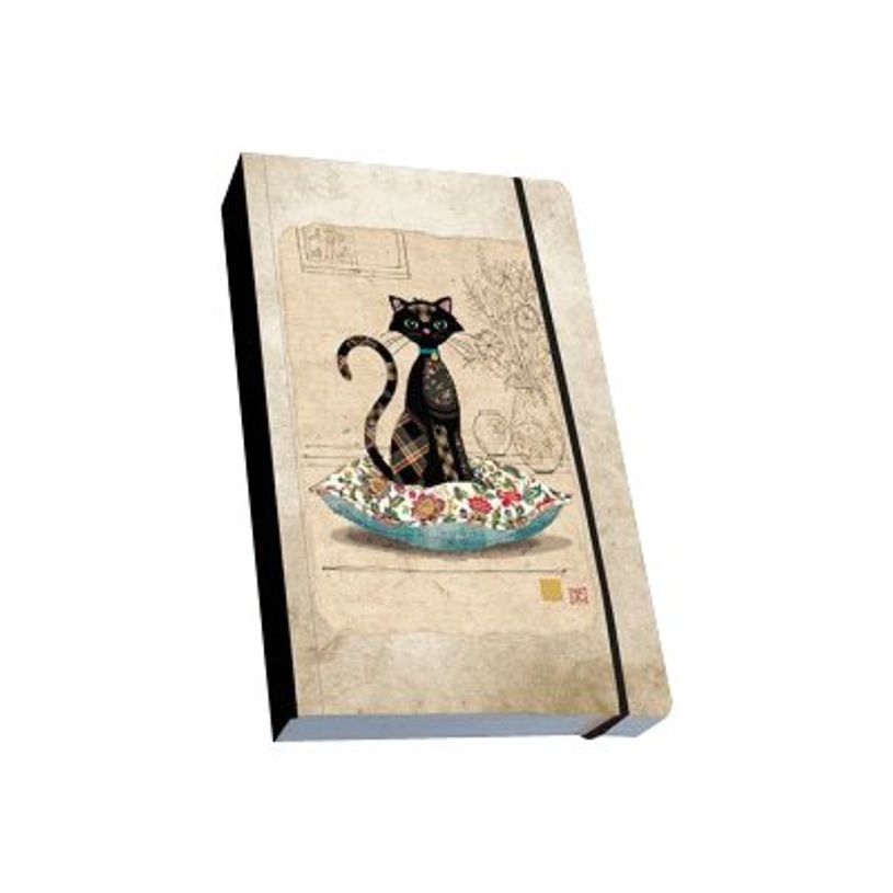 3700572744612-Kiub Bug Art - Carnet de notes A6 - ligné - Chat sur coussin-P_400007827_1-0