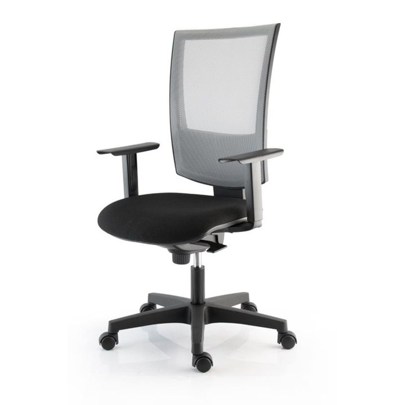 3660916028207-Fauteuil de bureau KILIMA - accoudoirs en option* - gris-P_400007832_3-2