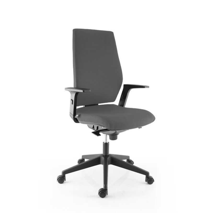 3660916001286-Fauteuil de bureau SPECTRA - accoudoirs intégrés - gris-P_400007835_2-1