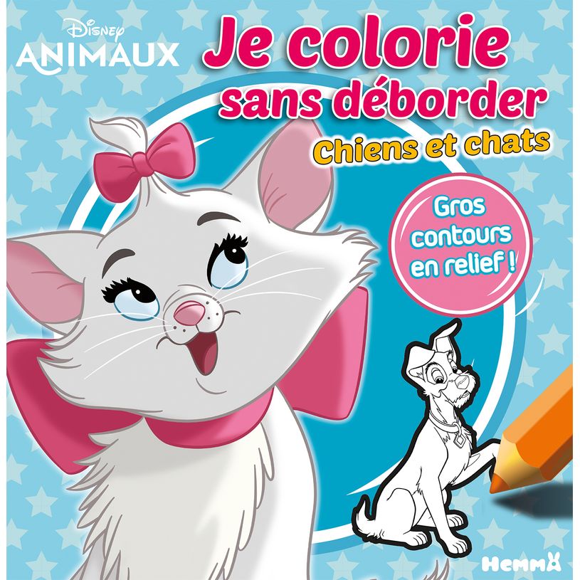 9782508047367-Disney animaux - Je colorie sans deborder - Chiens et chats-P_400007982_1-0