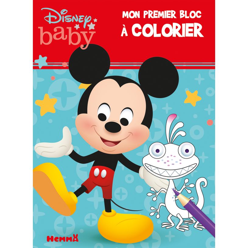 9782508045721-Disney baby - Mon premier bloc à colorier - Mickey-P_400007990_1-0