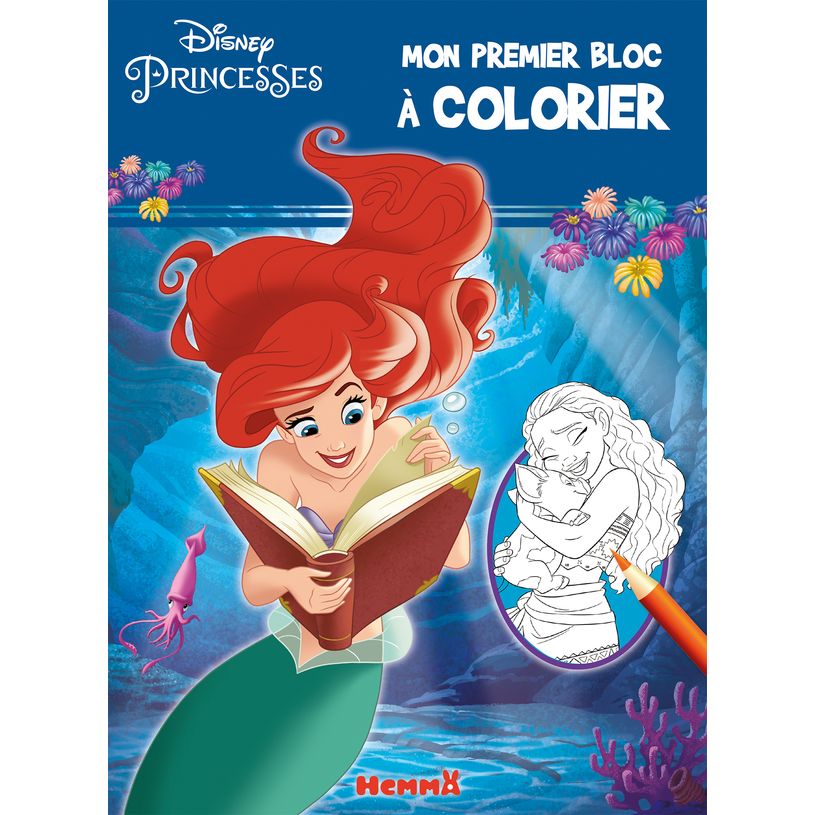 9782508047275-Disney princesses - Mon premier bloc à colorier - Ariel et Vaiana-P_400007991_1-0