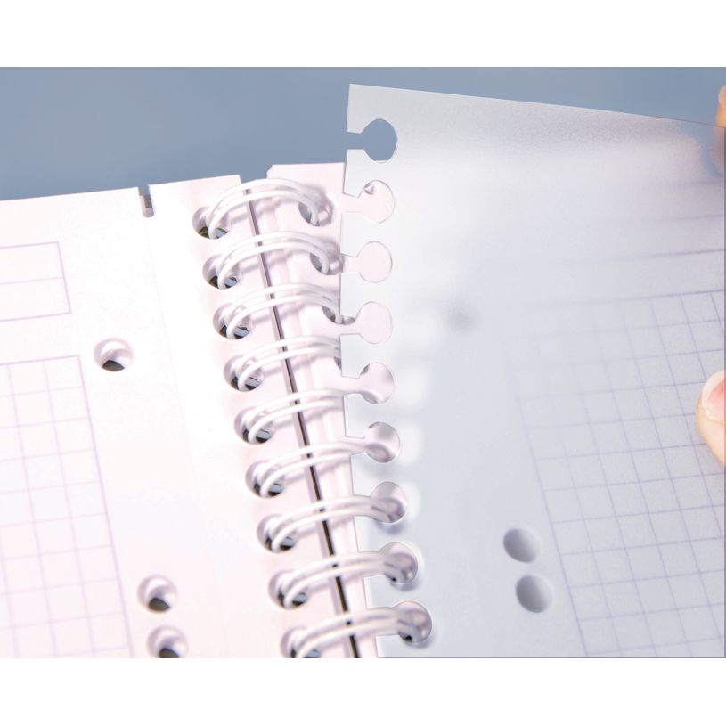 3329683291558-Clairefontaine Linicolor Evolutiv'Book - Cahier à spirale - A4 (21x29,7 cm) - 240 pages - petits carreaux (5--2