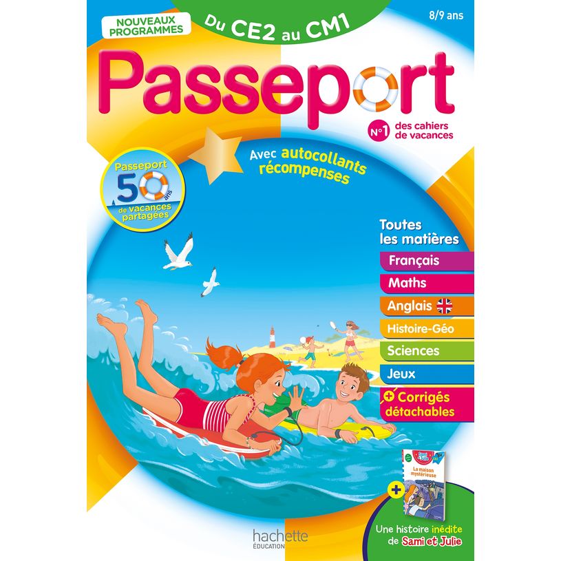 9782017362500-Passeport - Du CE2 au CM1 8/9 ans Cahier de vacances--0