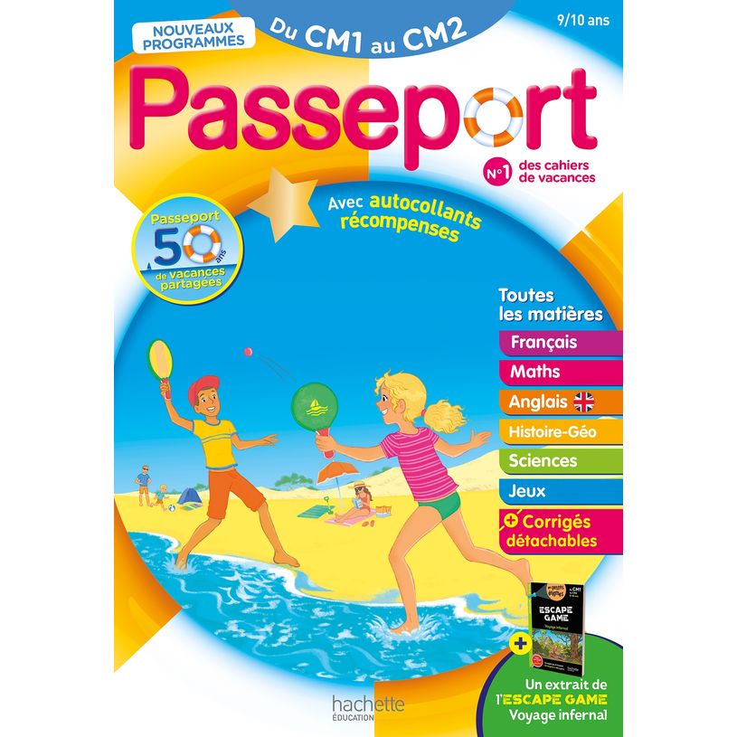 9782017362517-Passeport Du CM1 au CM2 9/10 ans Cahier de vacances--0