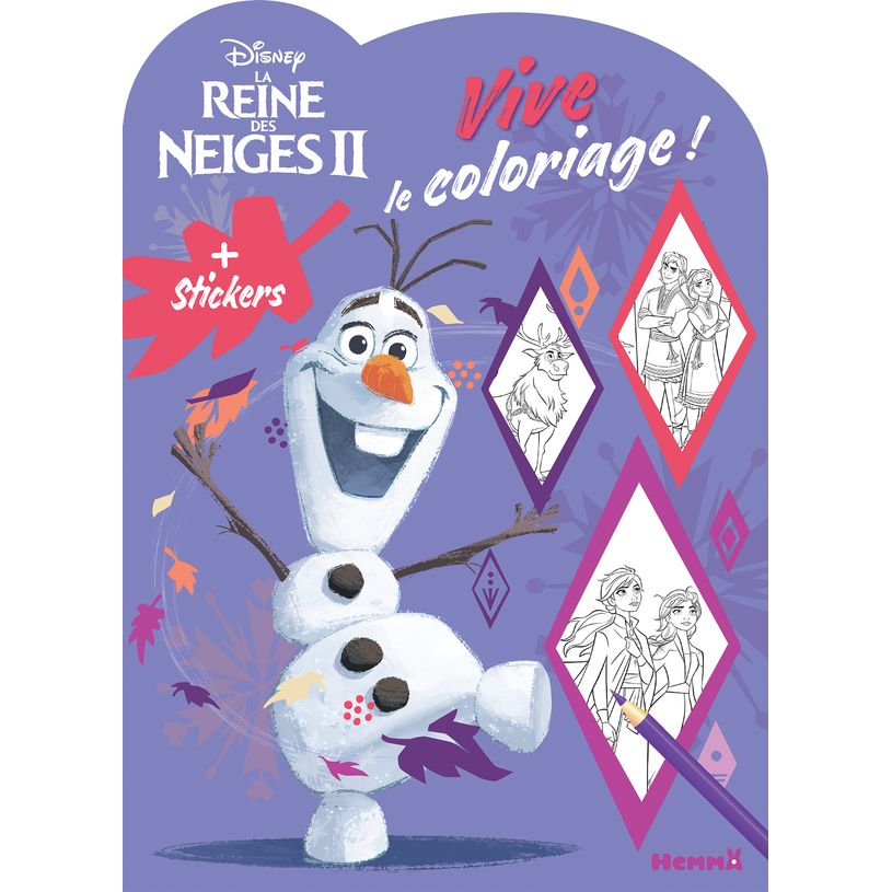 9782508047886-Disney La Reine Des Neiges 2 - Vive le coloriage ! Olaf-P_400008000_1-0