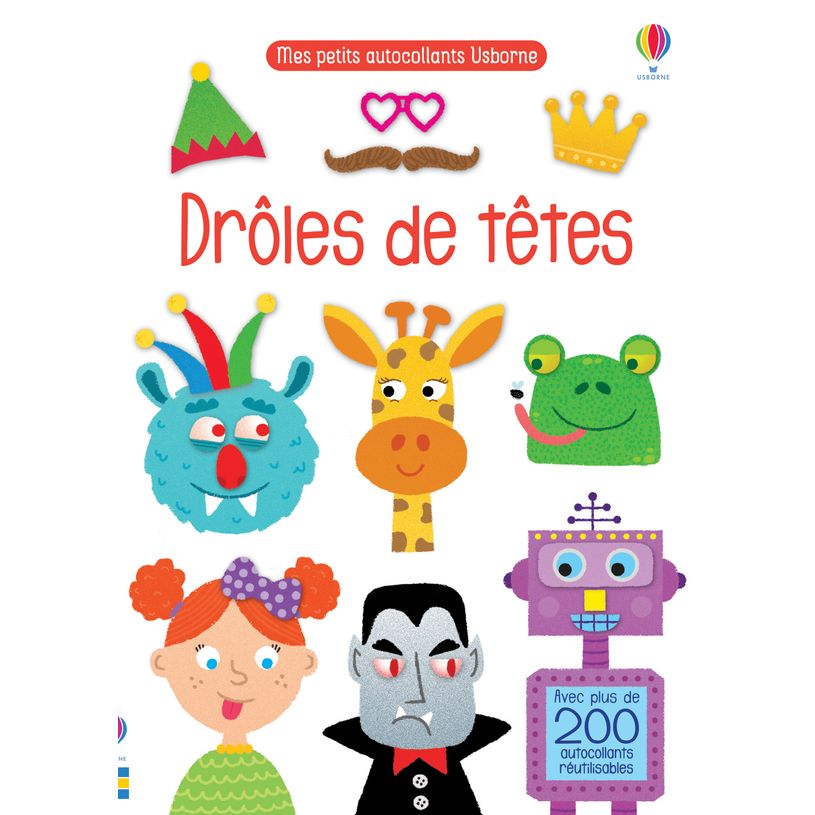9781474973847-Drôles de têtes - Mes petits autocollants Usborne-P_400008035_1-0