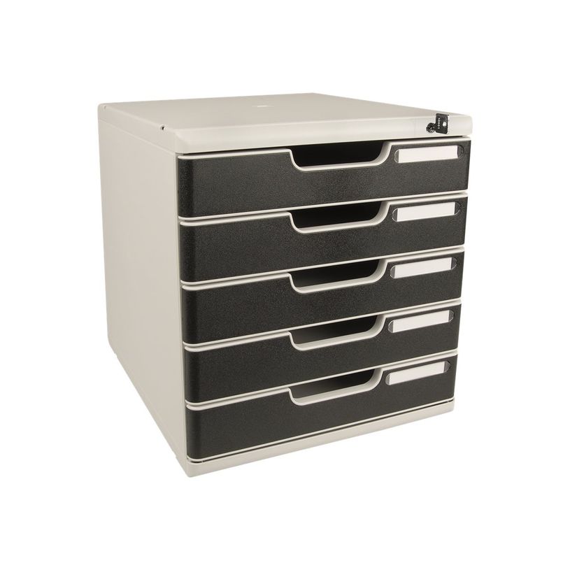 9002493424715-Exacompta Modulo Office - Module de classement 5 tiroirs - fermable à clé-P_400008327_1-0